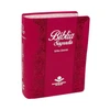 BÍBLIA LETRA GRANDE CAPA PINK COM FLOR