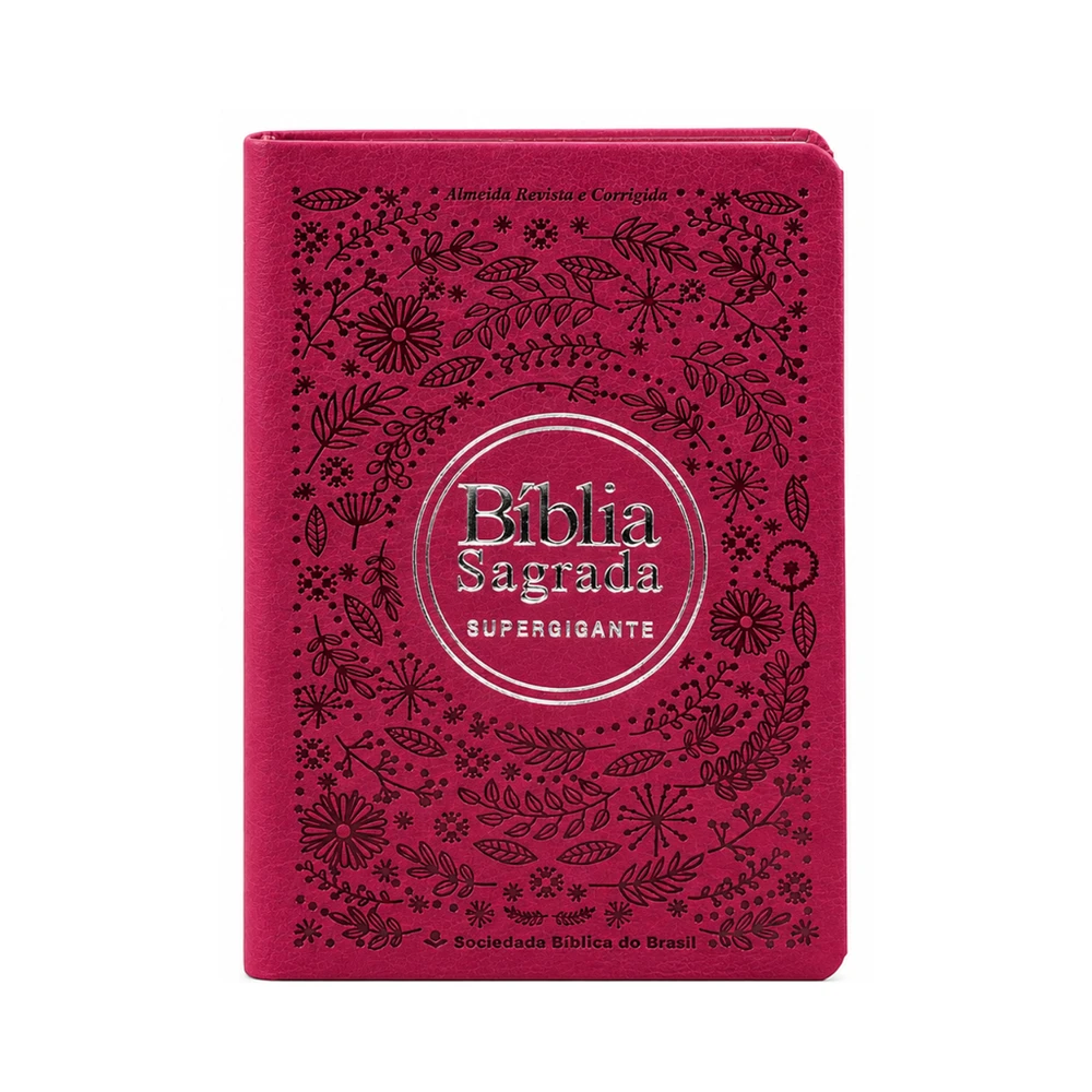 BÍBLIA LETRA SUPERGIGANTE COR ROSA