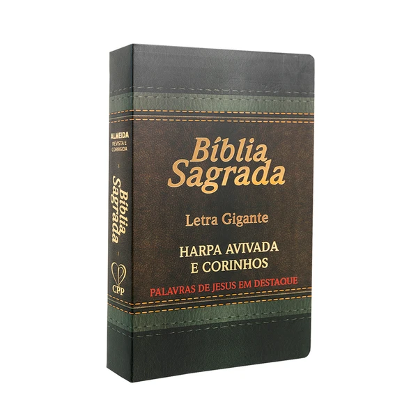 Bíblia Com Harpa e Corinhos - Letra Gigante