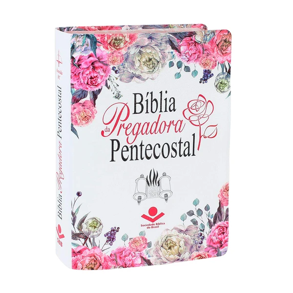 Bíblia Grande da Pregadora Pentecostal Capa Couro Ilustrada - ARC