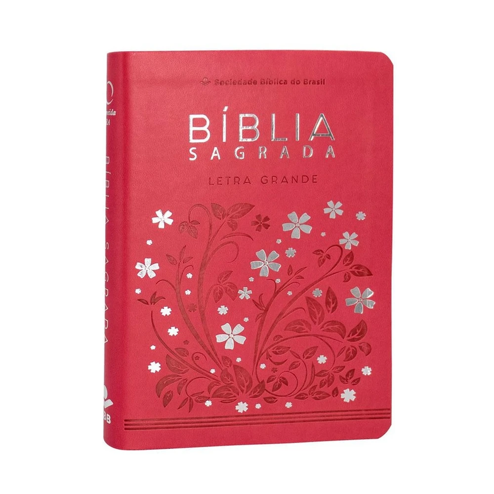 Bíblia Sagrada Letra Grande -Rosa