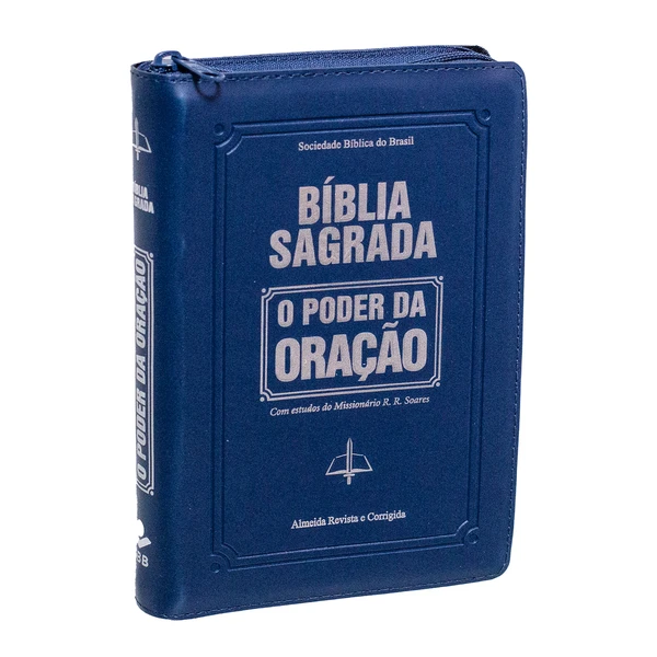 Bíblia Sagrada - O poder da Oração Azul - Sem borda