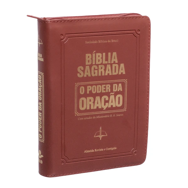 Bíblia Sagrada - O poder da oração Caramelo Sem borda