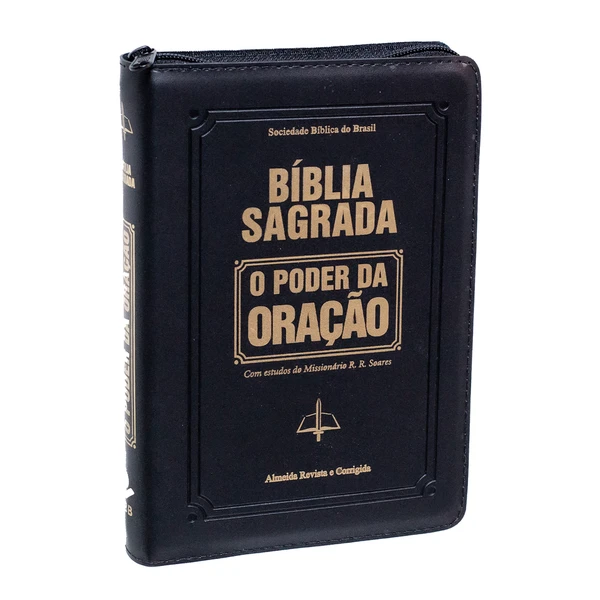 Bíblia Sagrada - O poder da oração Preta Sem borda