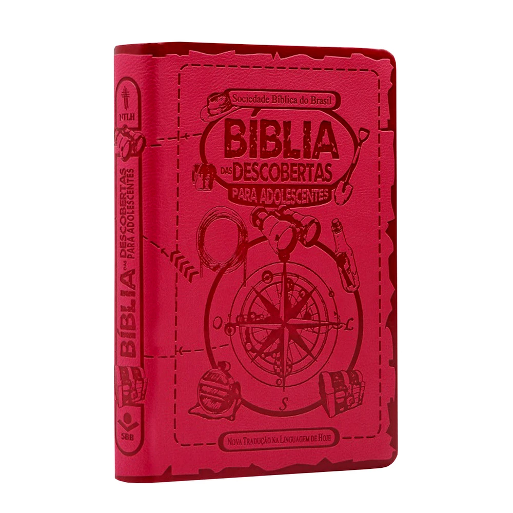 Bíblia das Descobertas para Adolescentes - Rosa