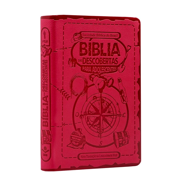 Bíblia das Descobertas para Adolescentes - Rosa