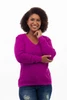Blusa colmeia uva M