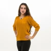Blusa com Bolso Mostarda M