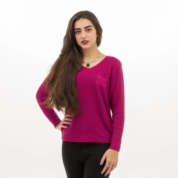 Blusa com bolso Uva M