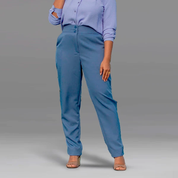 Calça Alfaiataria Azul