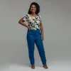 Calça Linho Azul