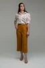 Calça Pantacourt Alfaiataria Caramelo