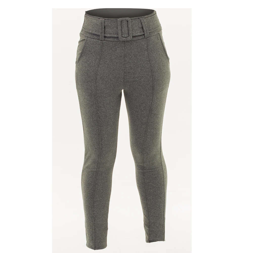 Calça flanelada Cinto Fixo M