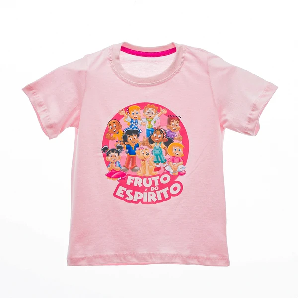 Camisa Crianças que Vencem Pink - 10 Anos