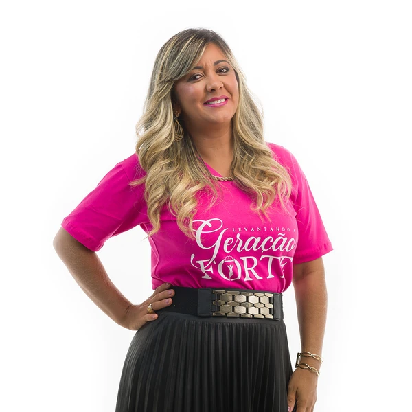 Camisa MQV Geração Forte - Rosa