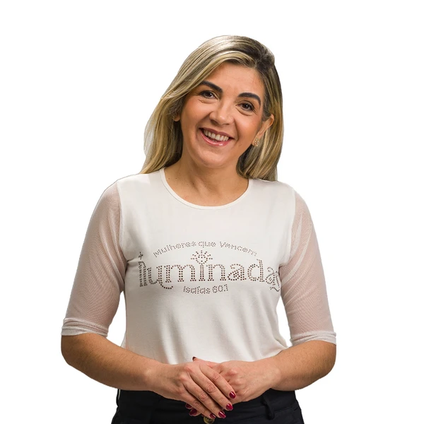 Camisa MQV Iluminadas - Off White