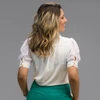 Camisa tule branca 42