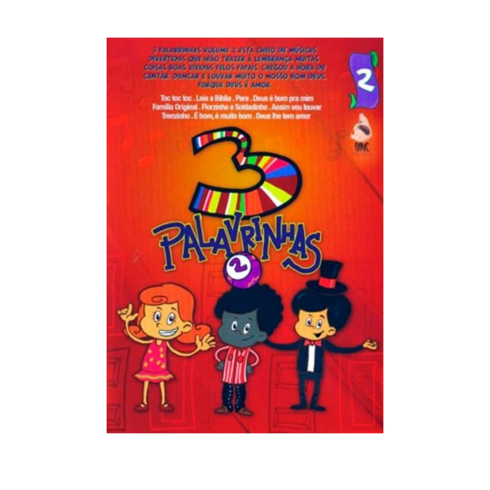 DVD Musical - 3 Palavrinhas - Volume 2