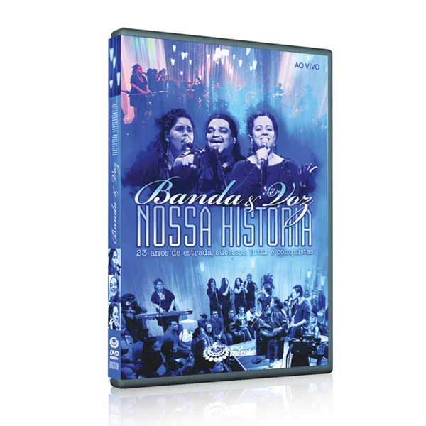 DVD Nossa história Banda e voz