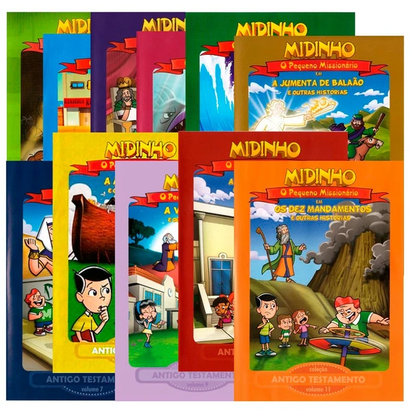 Kit Midinho Antigo Testamento Vol 1 ao 11