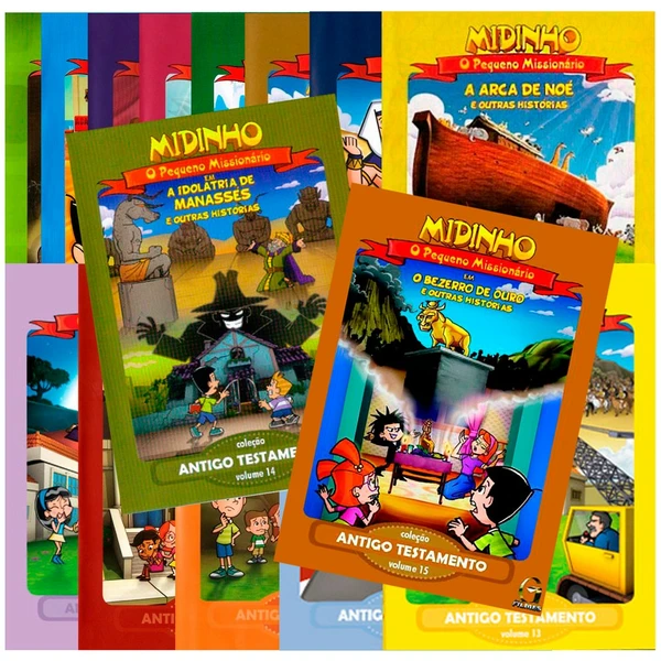 Kit Midinho Antigo Testamento Vol 1 ao 15