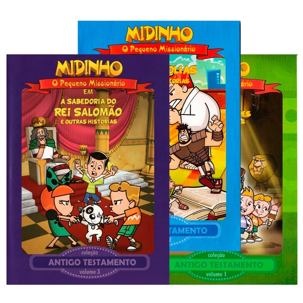 Kit Midinho Antigo Testamento Vol 1 ao 3