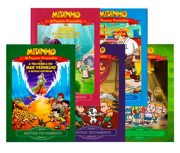 Kit Midinho Antigo Testamento Vol 1 ao 5