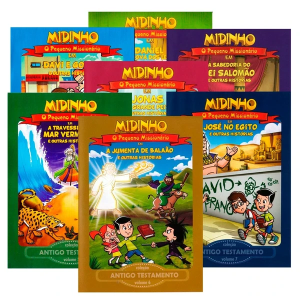 Kit Midinho Antigo Testamento Vol 1 ao 7