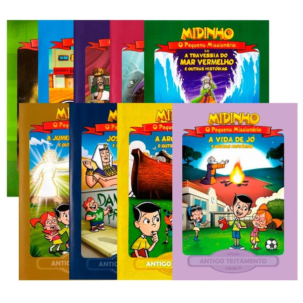 Kit Midinho Antigo Testamento Vol 1 ao 9