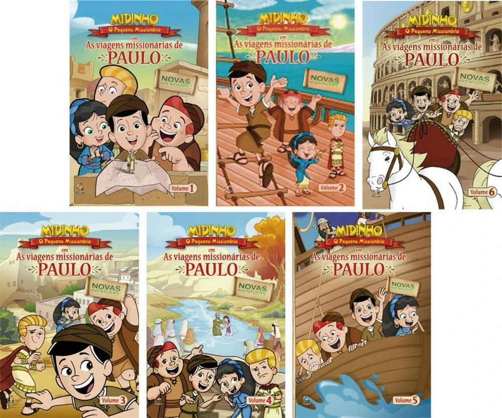 Kit Midinho As Viagens Missionárias de Paulo 4