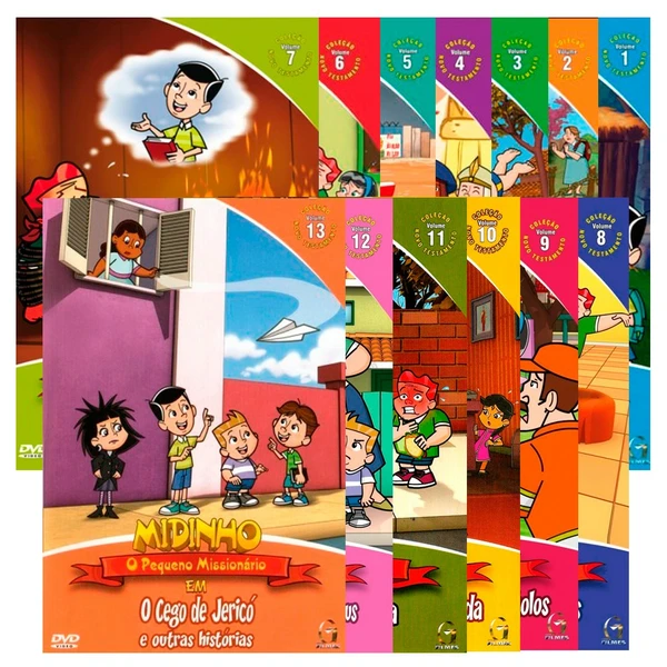 Kit Midinho Novo Testamento Vol 1 ao 13