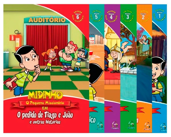 Kit Midinho Novo Testamento Vol 1 ao 6