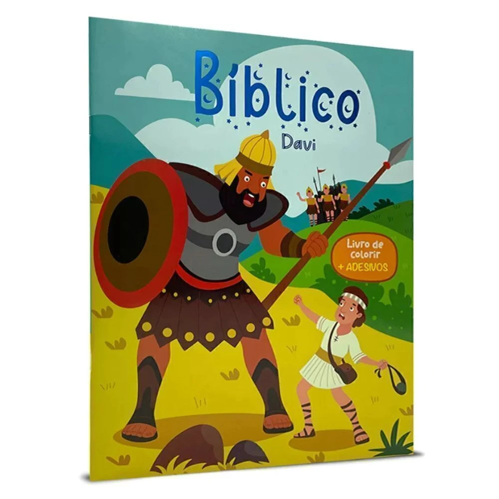 LIVRO DE COLORIR INFANTIL ADESIVOS DAVI