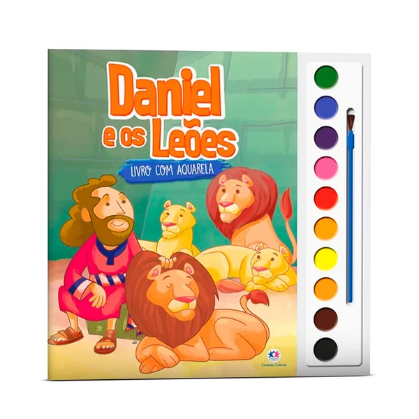 Livro Daniel e os Leões | Livro com Aquarela